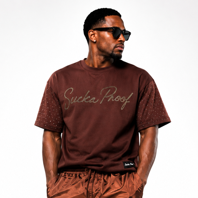 SP Script T-Shirt - Brown