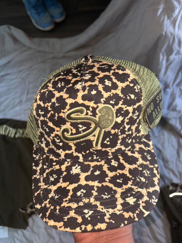 SP Leopard Print Trucker Hat