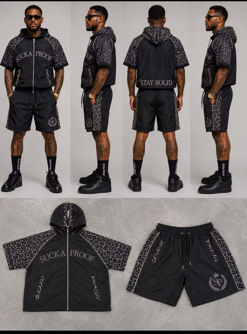Sucka Proof SP Summer Short Set - Black