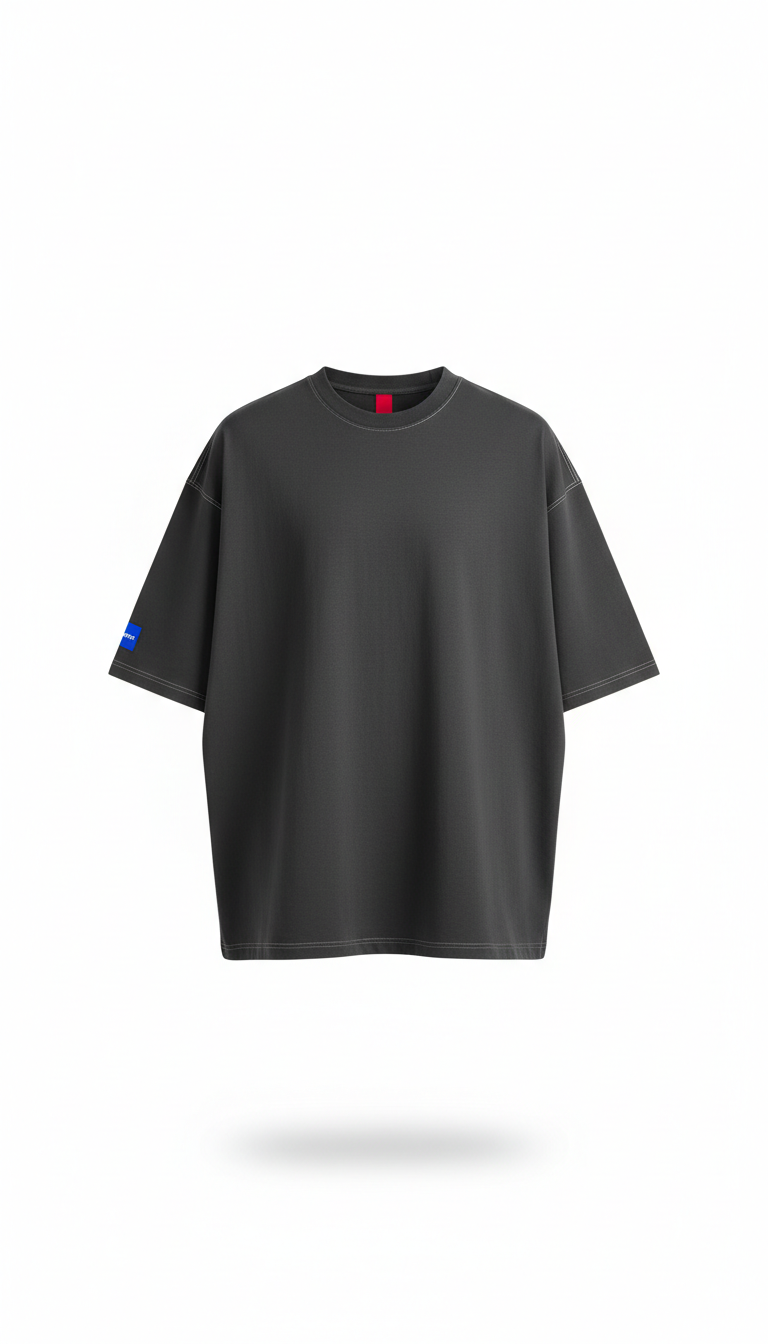 Concrete Shadow Oversized Tee