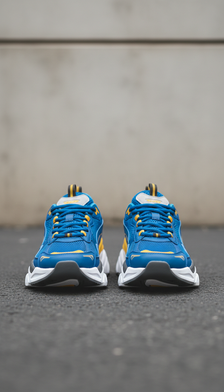 Electric Blue Statement Sneakers