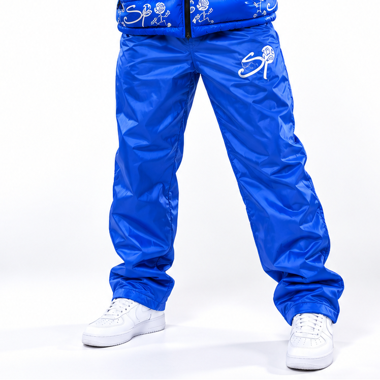 SP Script Track Pants - Blue
