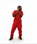Sucka Proof Red Rhinestone Terry Cotton Set