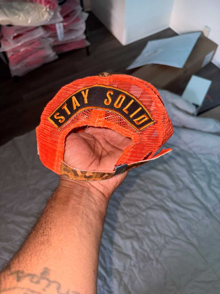 Sucka Proof SP Logo Snapback - Orange/Black