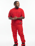 Sucka Proof Red Rhinestone Terry Cotton Set