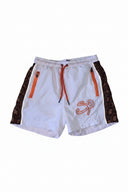 Sucka Proof Leopard Windbreaker Set – White Orange Edition