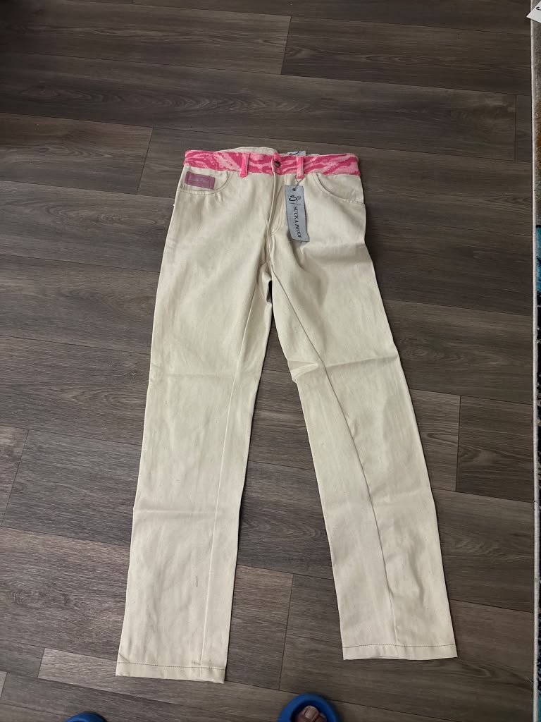 Women's SP Monogram Denim Set - White/Pink