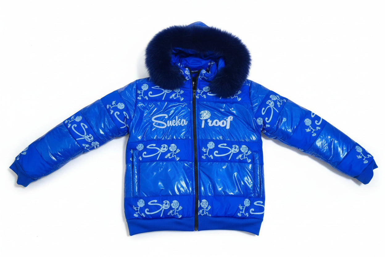 Sucka Proof Arctic Blue Puffer Jacket