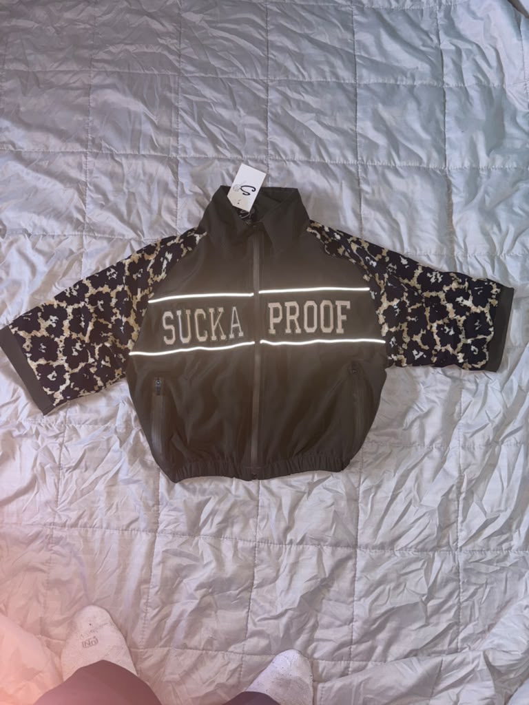 SP Monogram Sleeve Jacket - Black/Grey