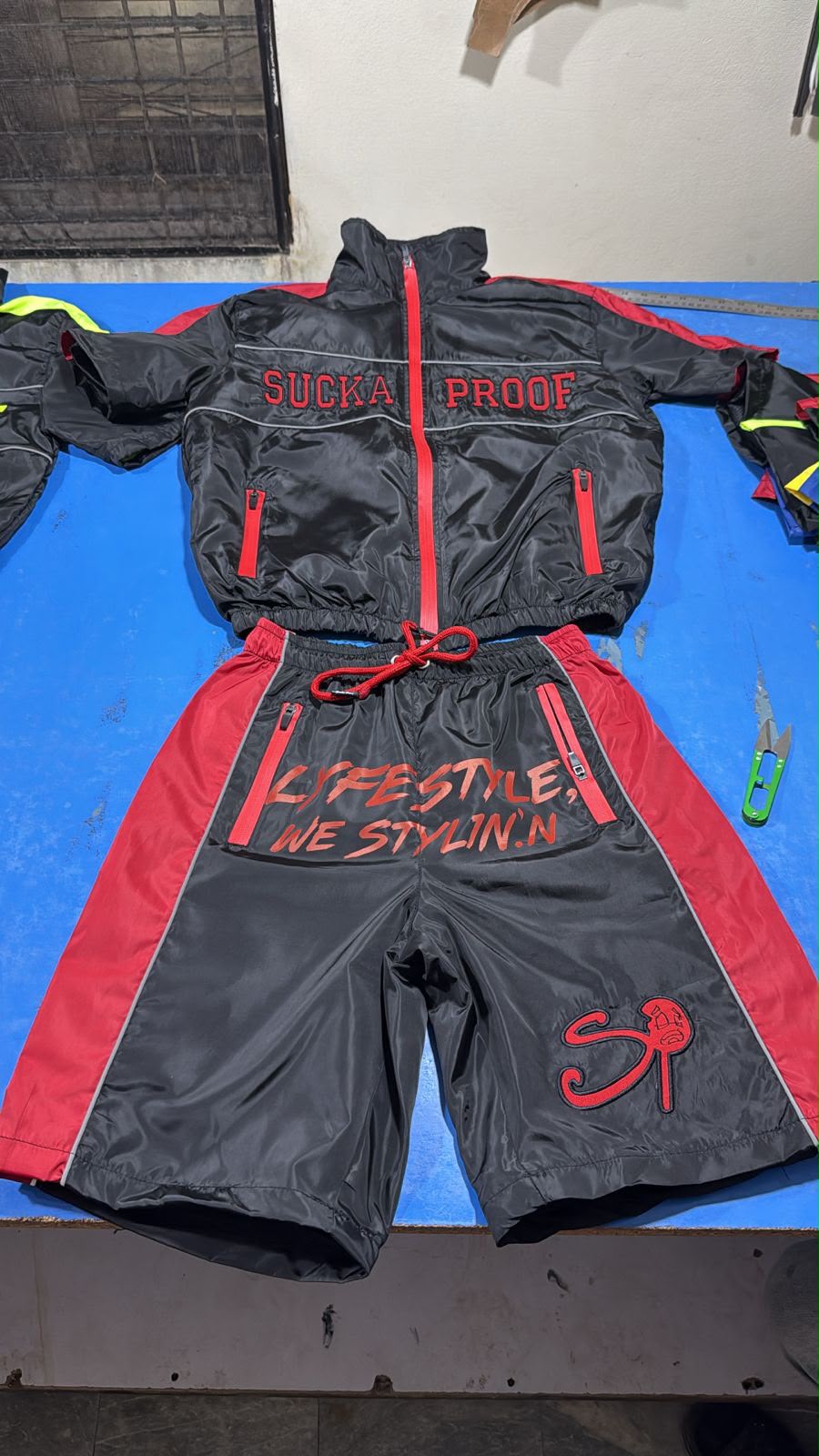 SP Classic Track Suit - Red/Black