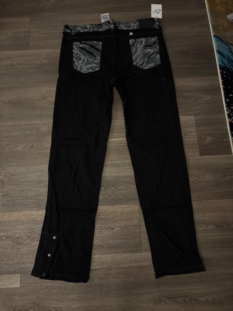 Sucka Proof SP Monogram Pocket Pants - Black/Grey