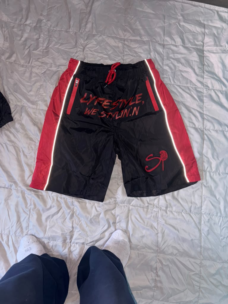 Sucka Proof SP 'Stay Solid' Track Suit - Black/Red