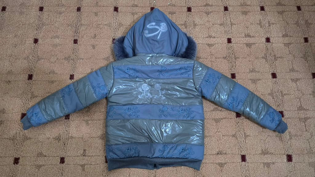 Sucka Proof SP High-Gloss Puffer Jacket - Blue