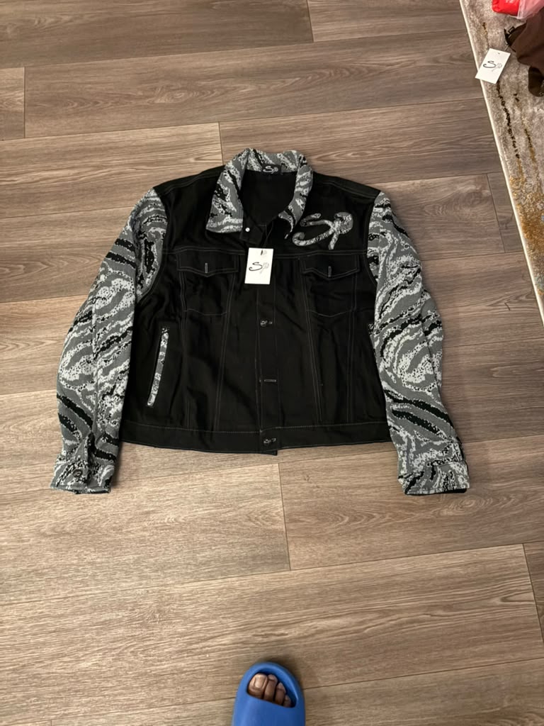 Sucka Proof SP Monogram Sleeve Jacket - Black/Grey