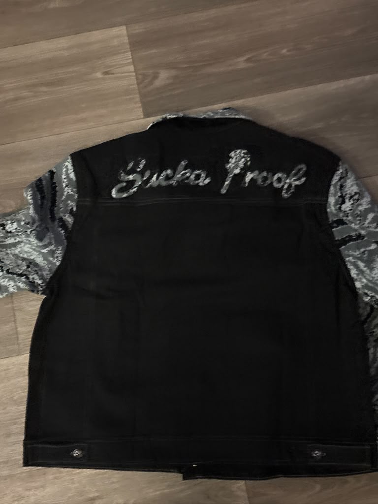 Sucka Proof SP Varsity Bomber Jacket - Black