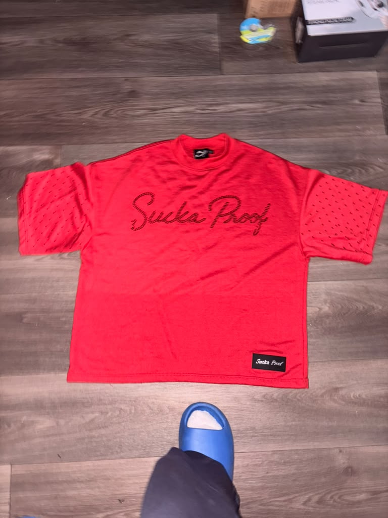 Sucka Proof SP Script T-Shirt - Red