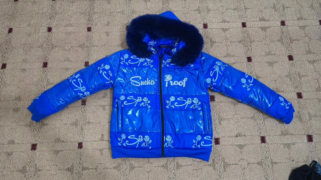 Sucka Proof SP Fleece Zip-Up Hoodie - Blue
