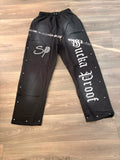 Sucka Proof SP Script Track Pants - Black