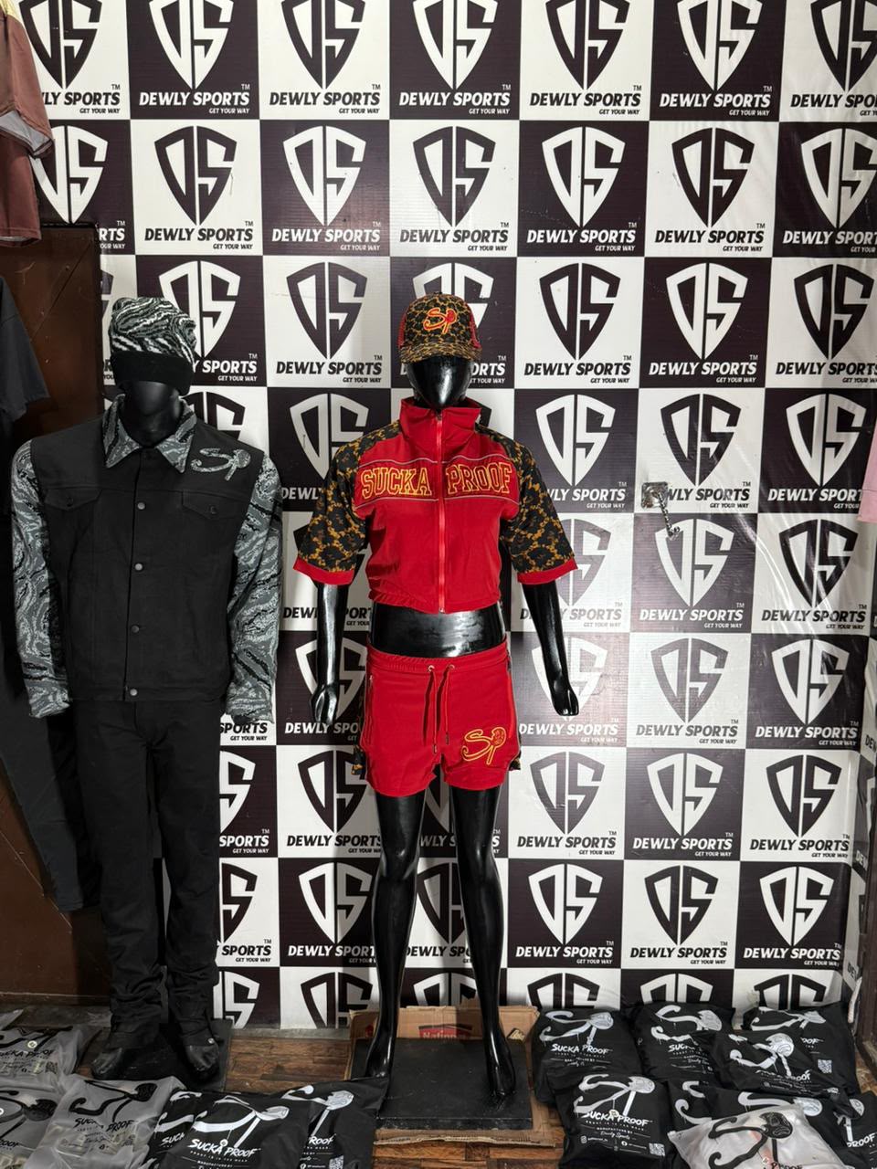 Sucka Proof SP Classic Track Suit - Red/Black